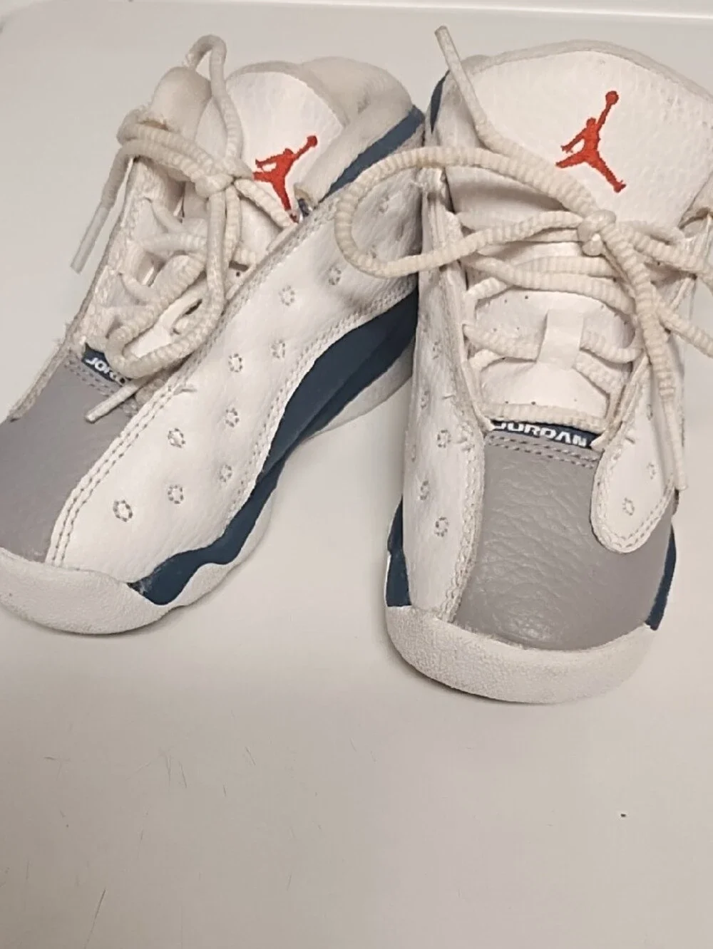 Jordan 13 Retro French Blue | 7C | White, Light Steel, French Blue